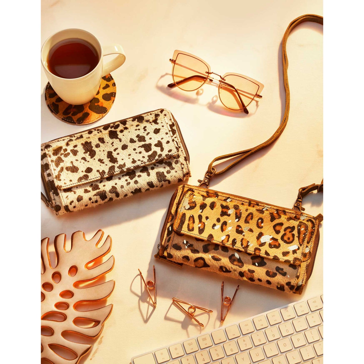 Myra Bag - GOLD ADORNED WALLET