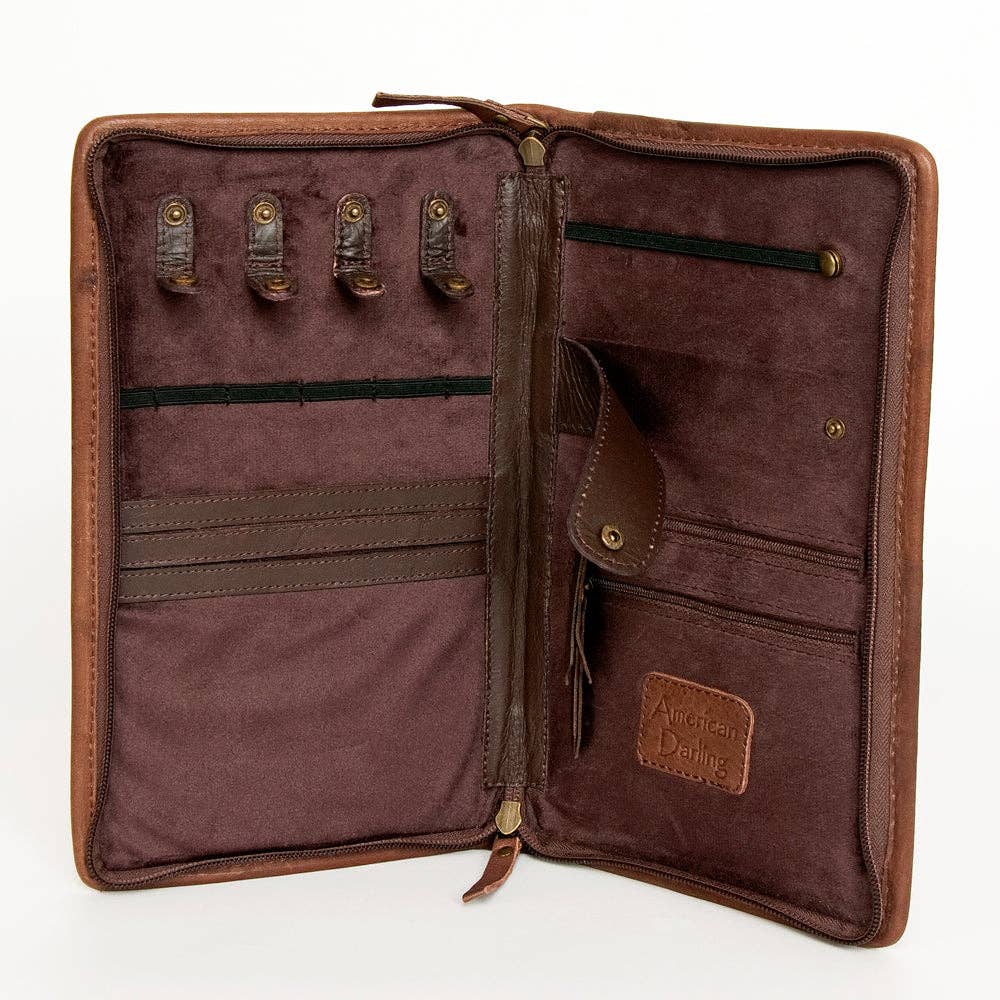 American Darling Jewelry Case Genuine Western Leather Women Bag - ADBGA246E