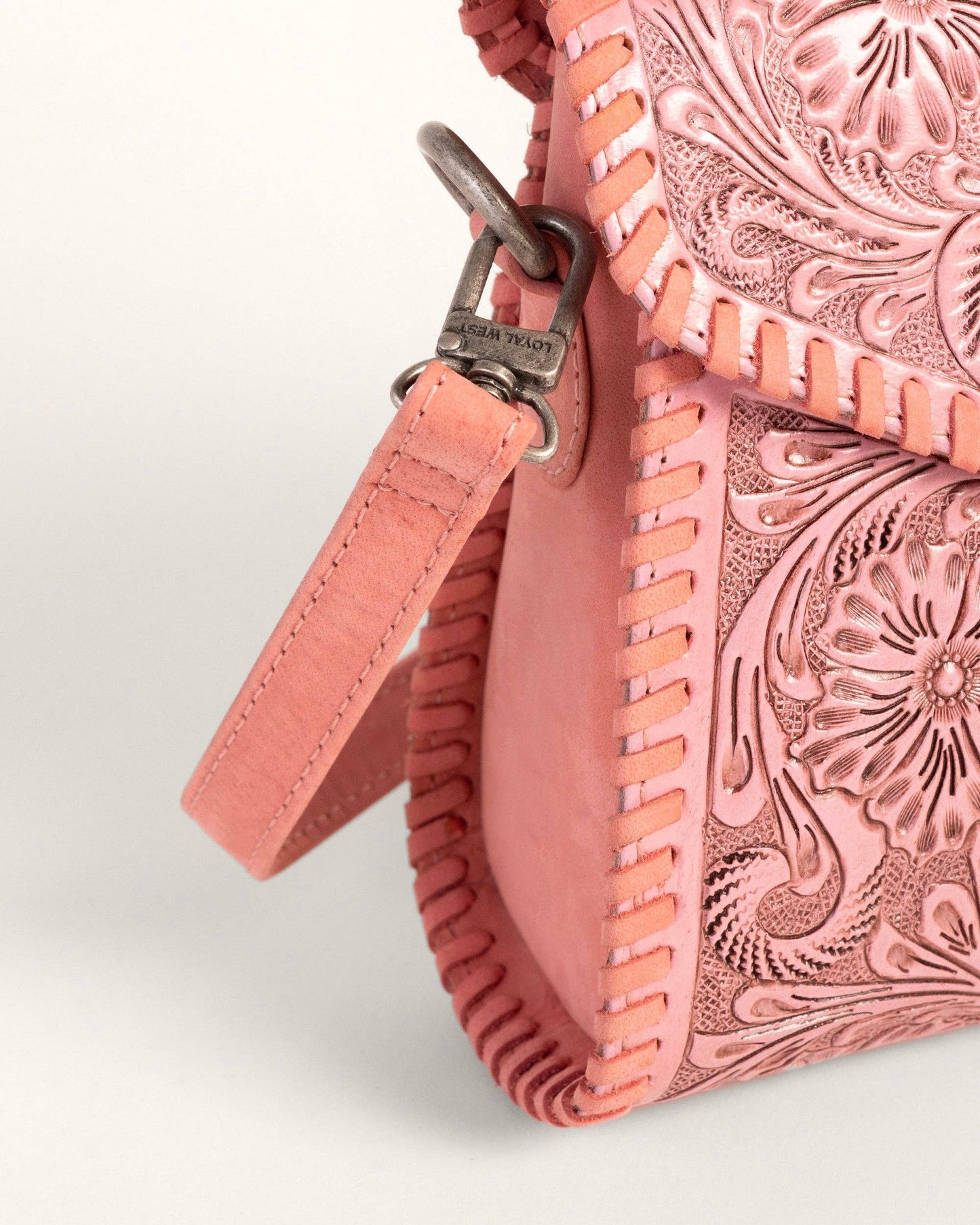 Loyal West - Leon Mini Handle Purse - Pink