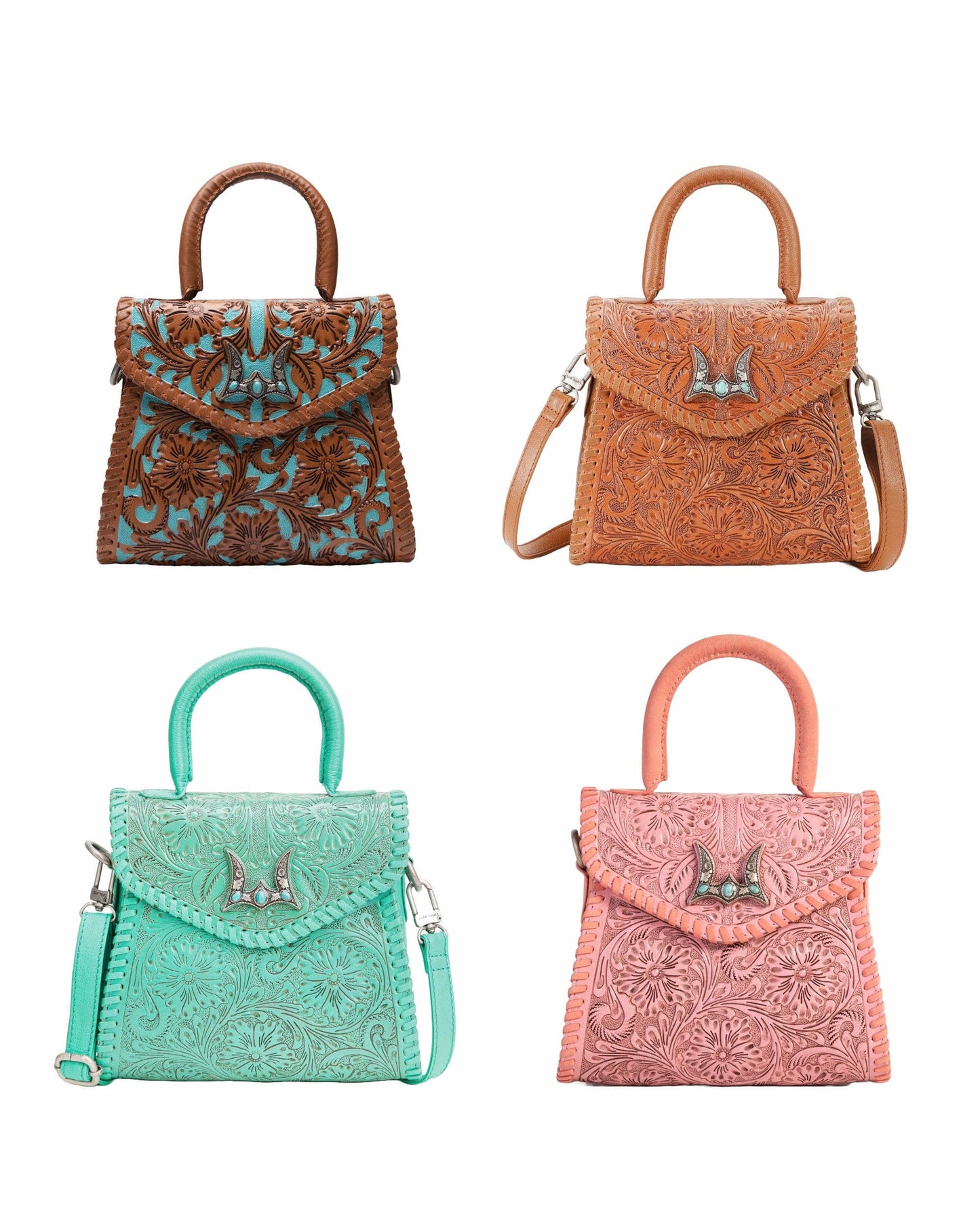 Loyal West - Leon Mini Handle Purse - Pink