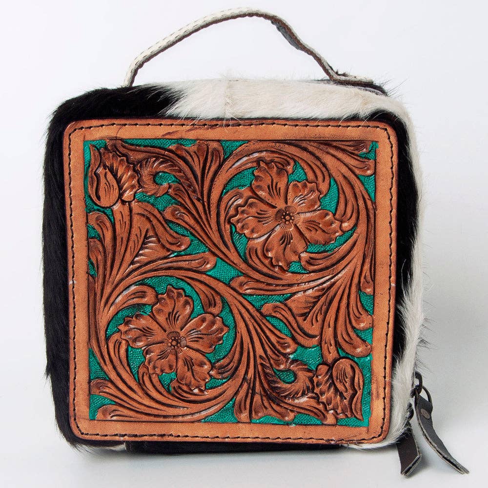 LS Western - LC-ADBGA311 Jewelry Case Genuine Western Leather Women Bag - ADBGA311C