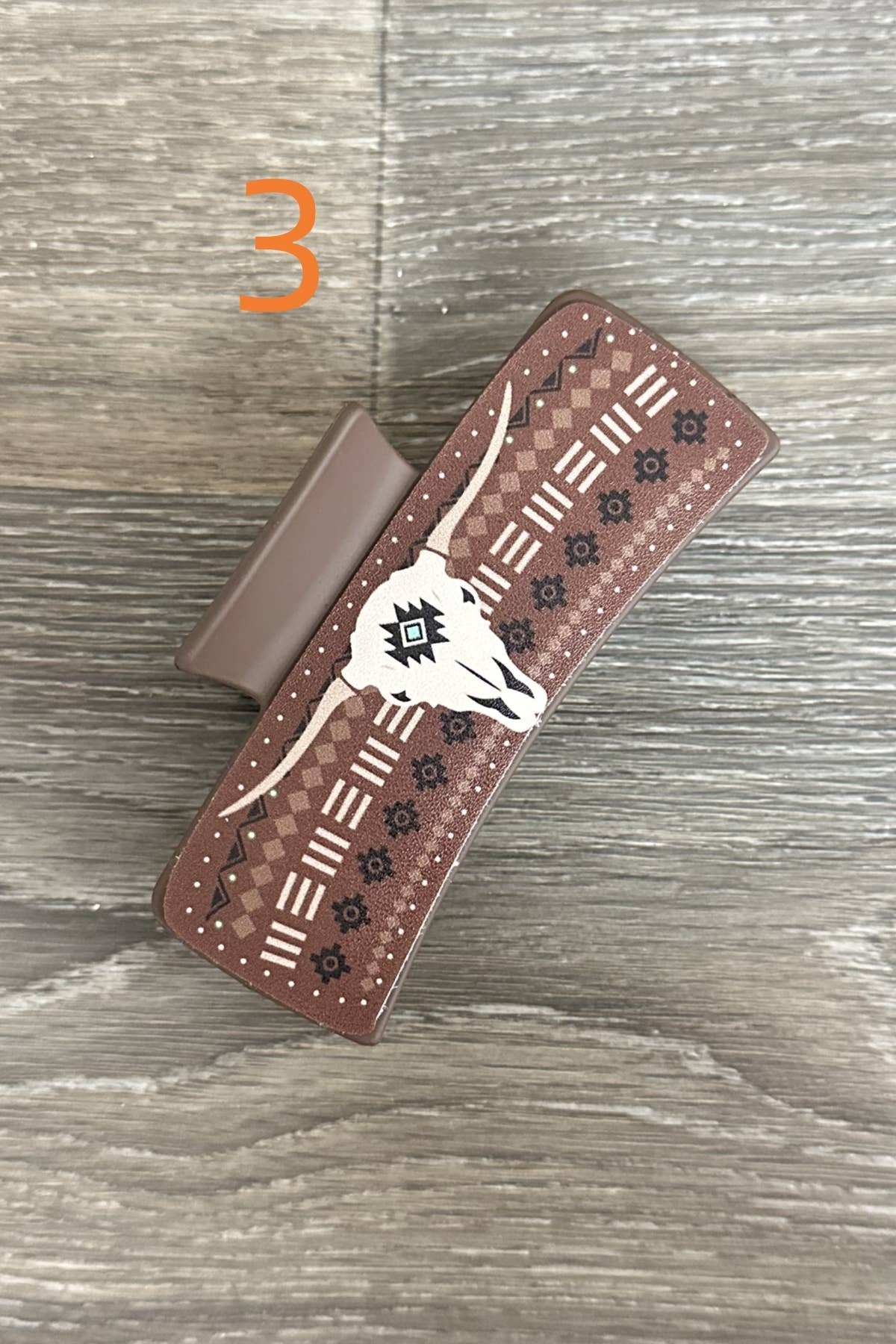 DESHENG ENTERPRISE - WESTERN PRINT HAIR CLIP   - 2