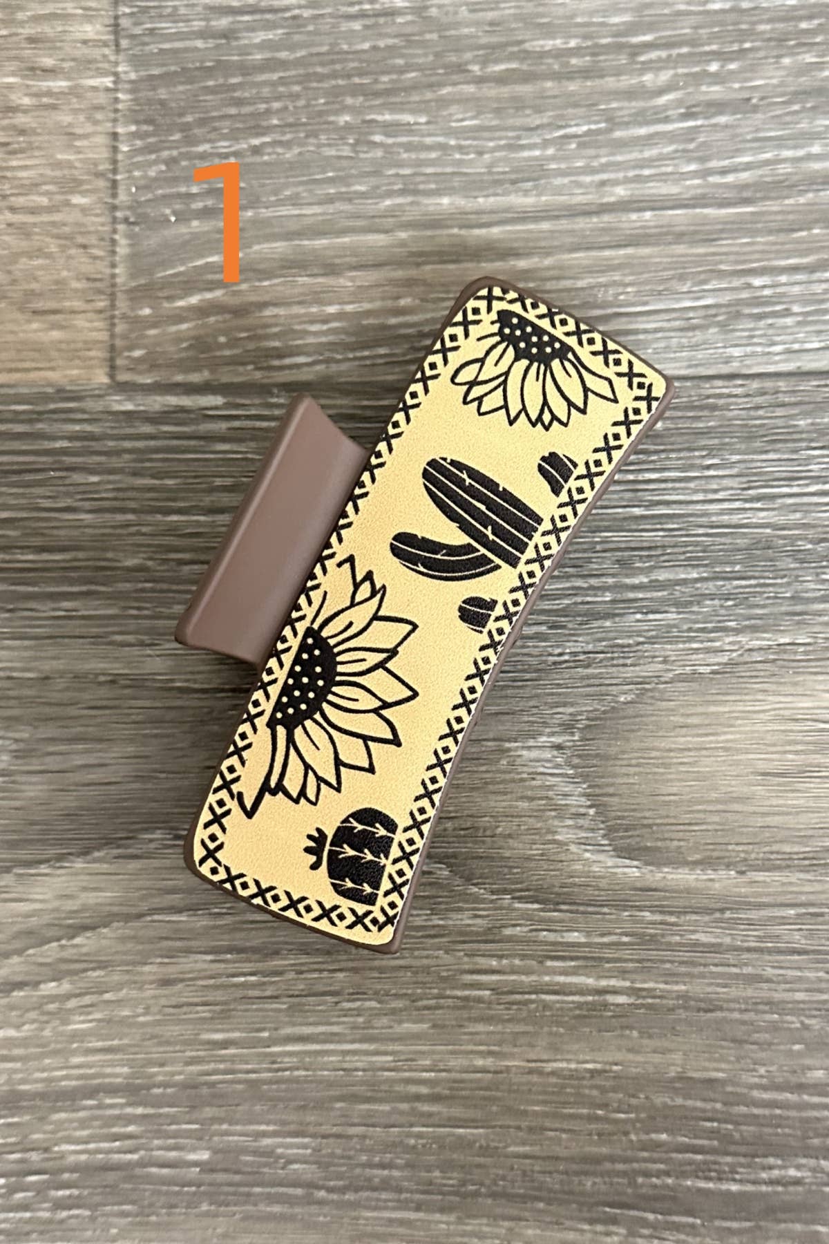 DESHENG ENTERPRISE - WESTERN PRINT HAIR CLIP   - 2