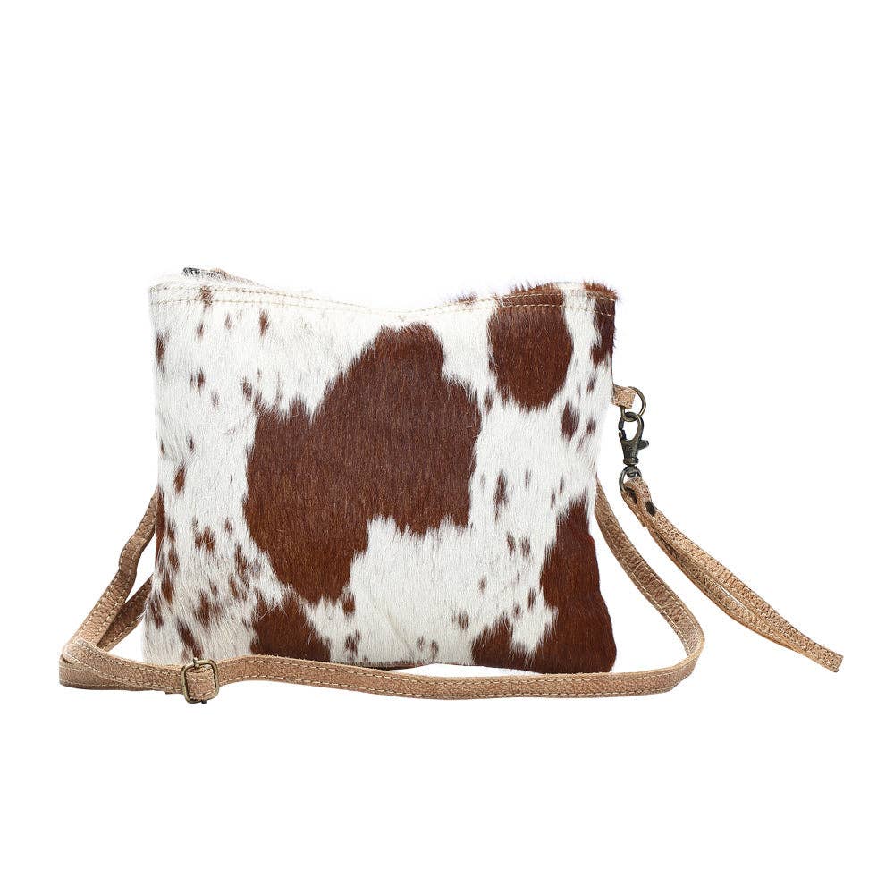Myra Bag - White And Brown Shade Bag