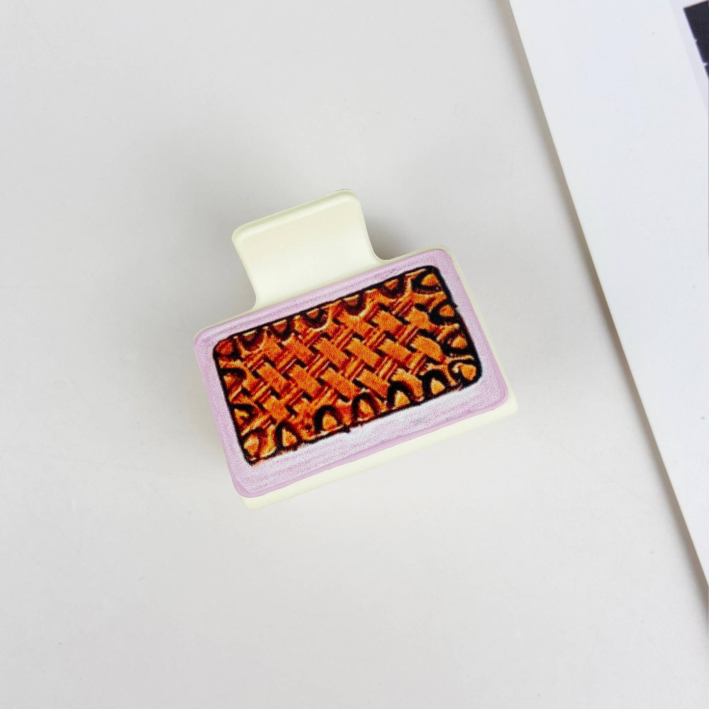 mildstyles - Fruit Rhinestone Strawberry Hollow Hair clips - E