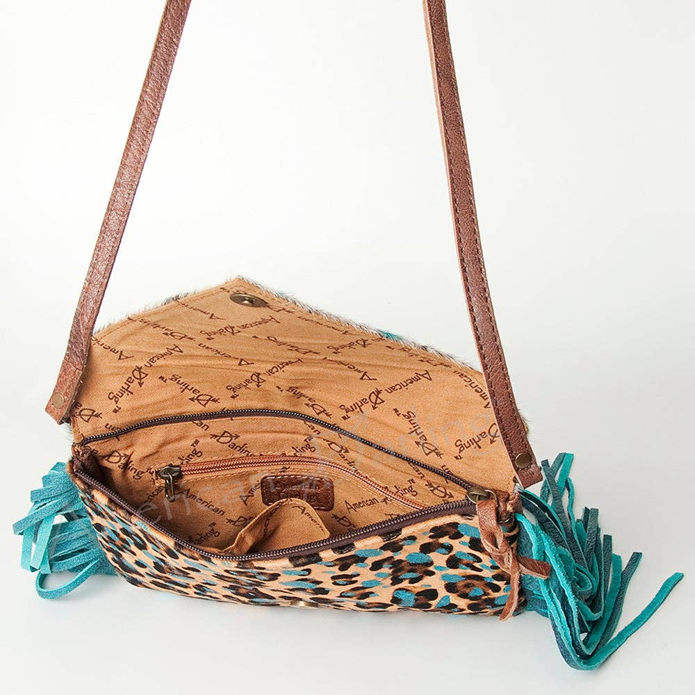 Envelope Hair On Genuine Western Leather Women Bag - ADBG490A