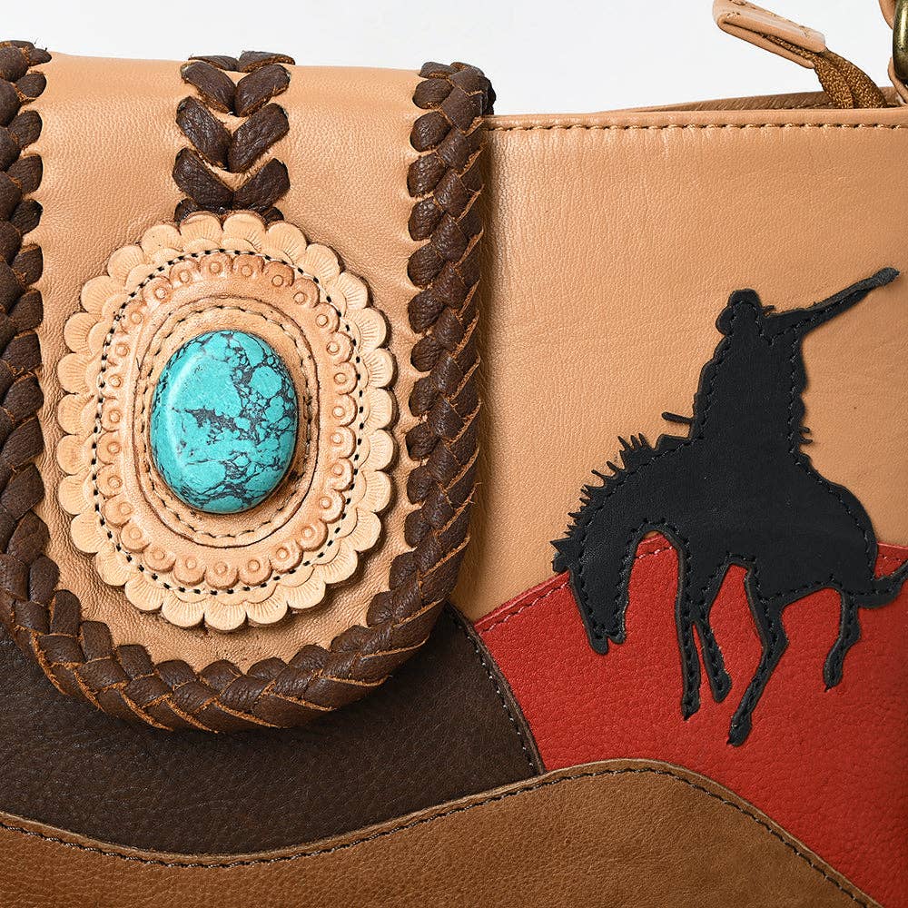 American Darling Crossbody Genuine Leather women bag western handbag purse - ADBGM467