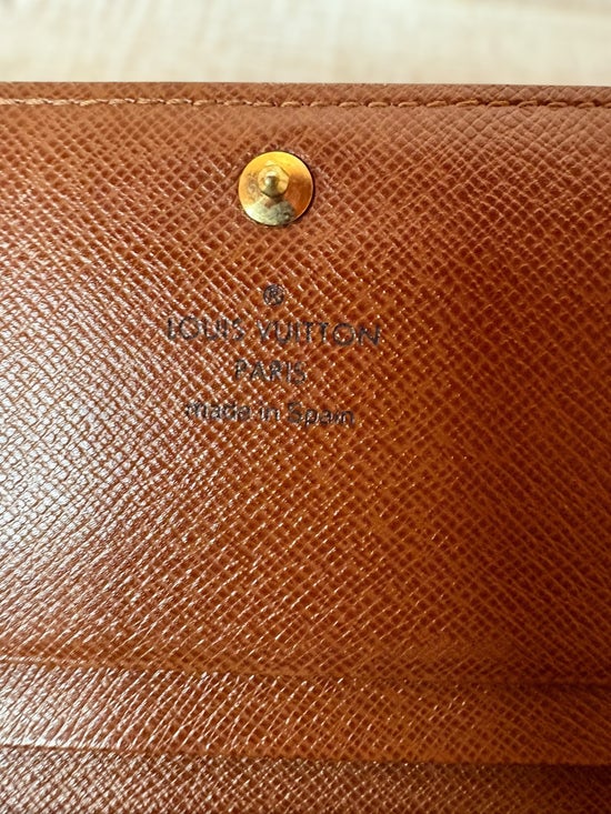 Louis Vuitton Monogram Porte Monnaie Billets Tresor Wallet