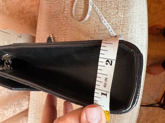 Yves Saint Laurent Envelope Mix Embossed Medium Chain Bag